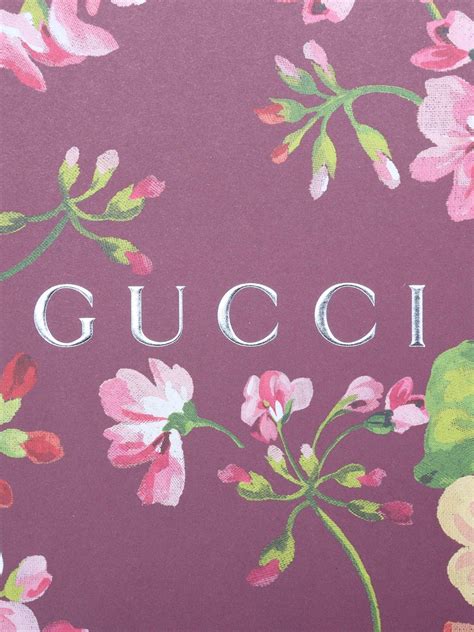 pink gucci print logo